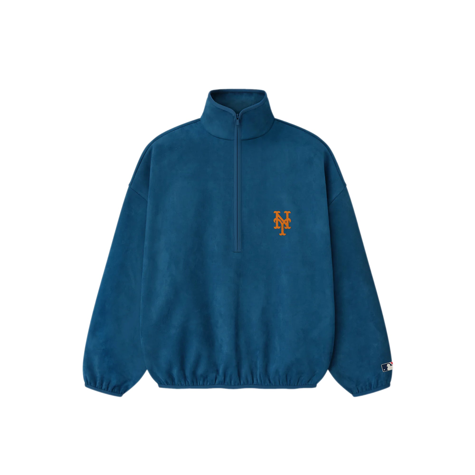 Fear of God ESSENTIALS x MLB Mens Mets Sport Modern Half Zip Up