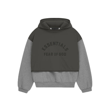 Fear of God Essentials Mens Nylon Fleece Hooded Sweater
