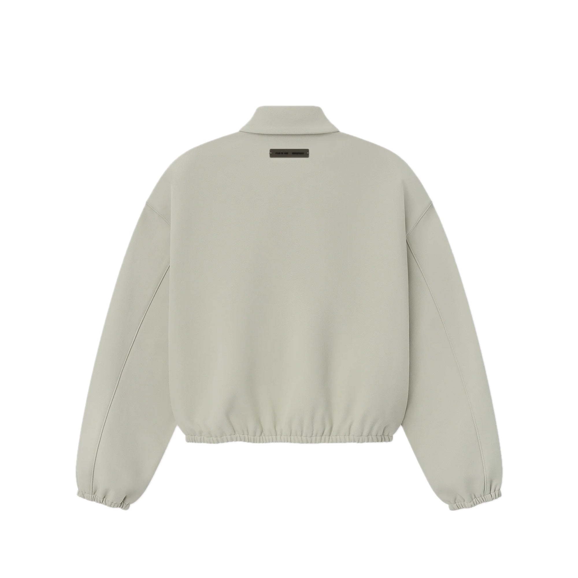 Fear of God ESSENTIALS Mens Bonded Canvas Zip-Up Jacket