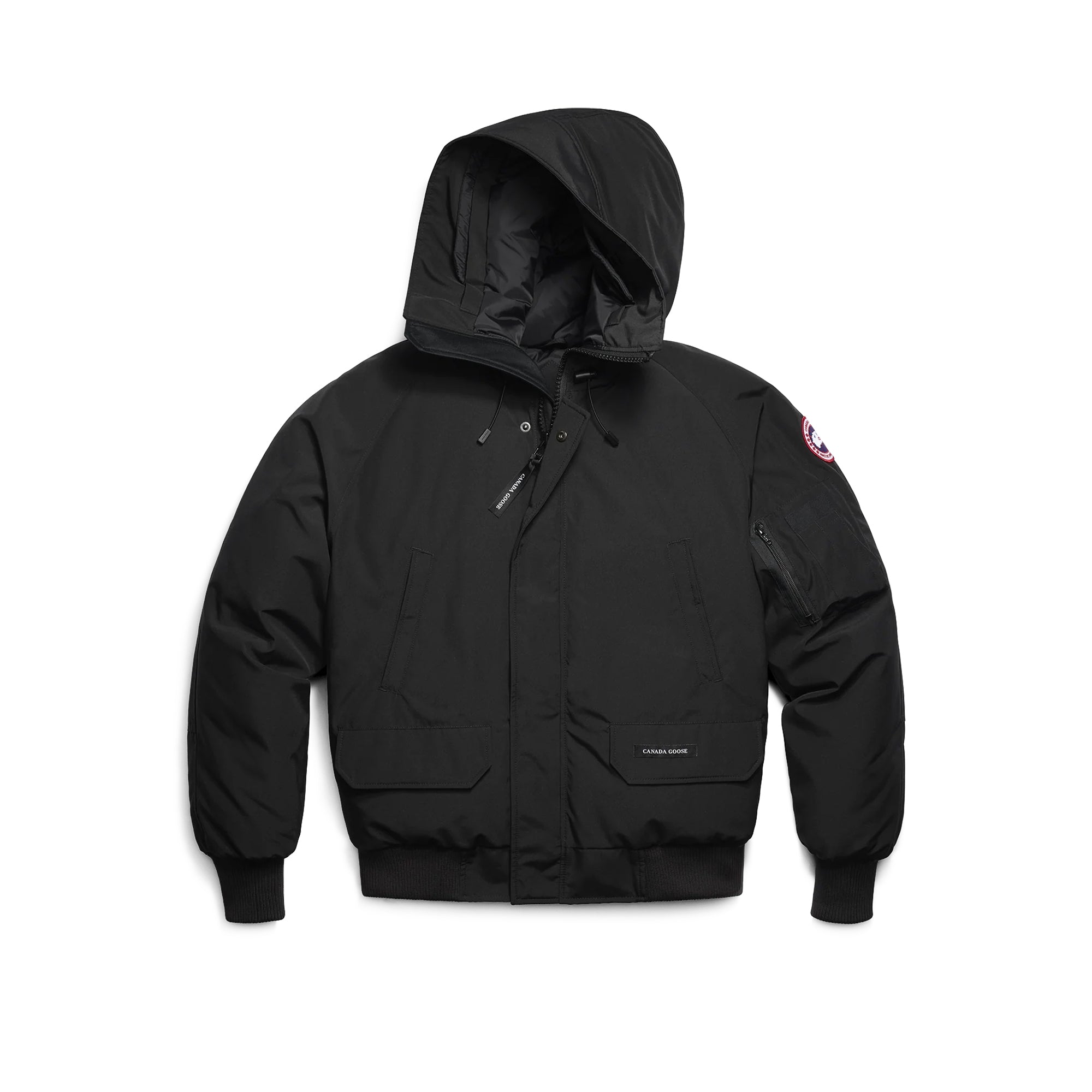 black jacket on a white background