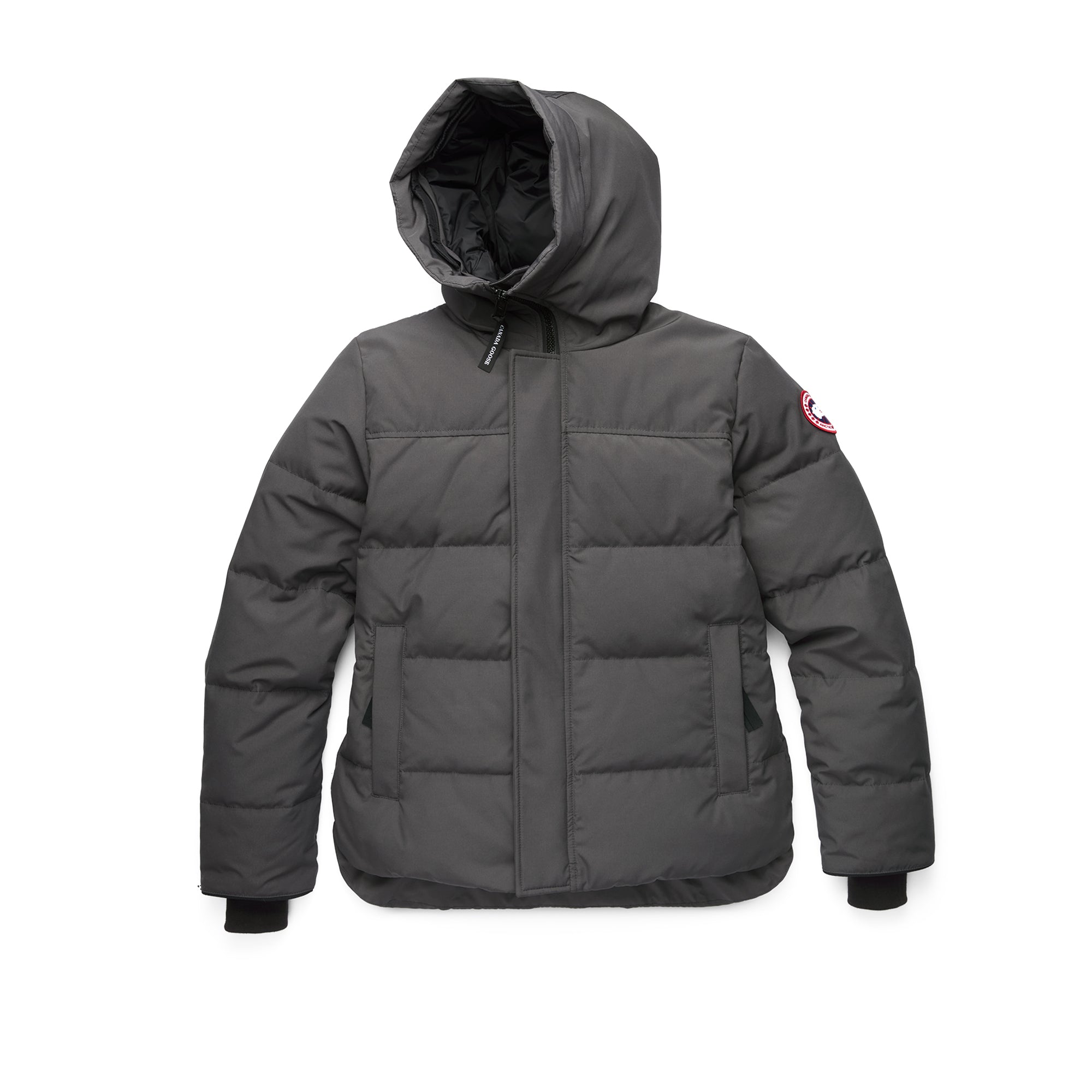 Grey jacket on a white background