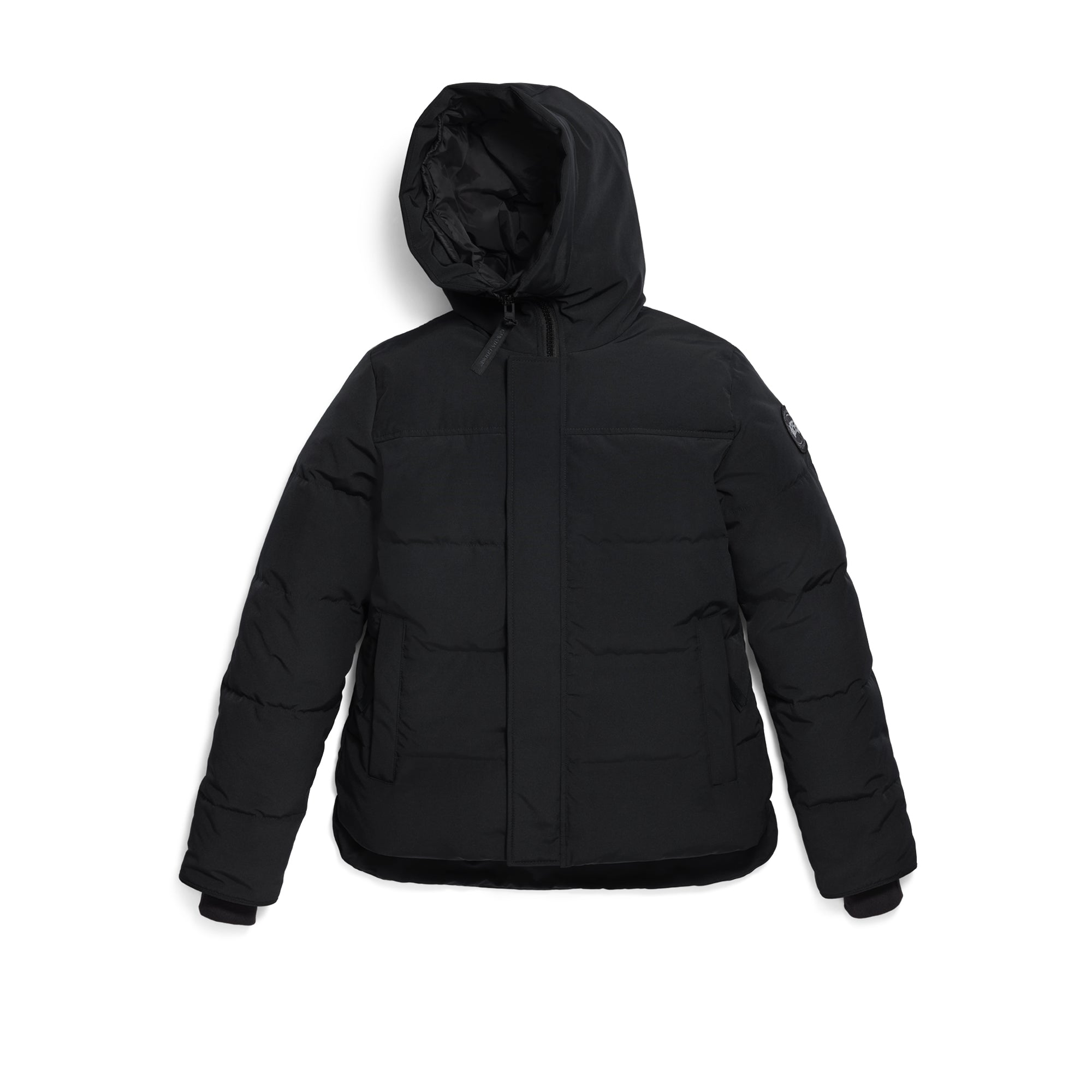 black jacket on a white background