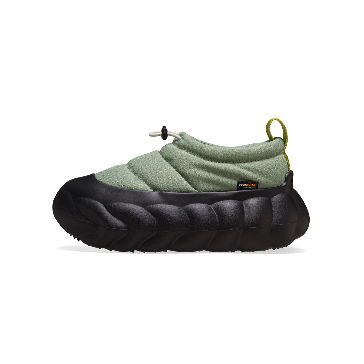 Crocs Mens Overpuff Cordura Shorty Shoes – Extra Butter display picture 1