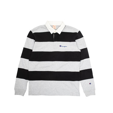 Champion Reverse Weave Striped Rugby Shirt