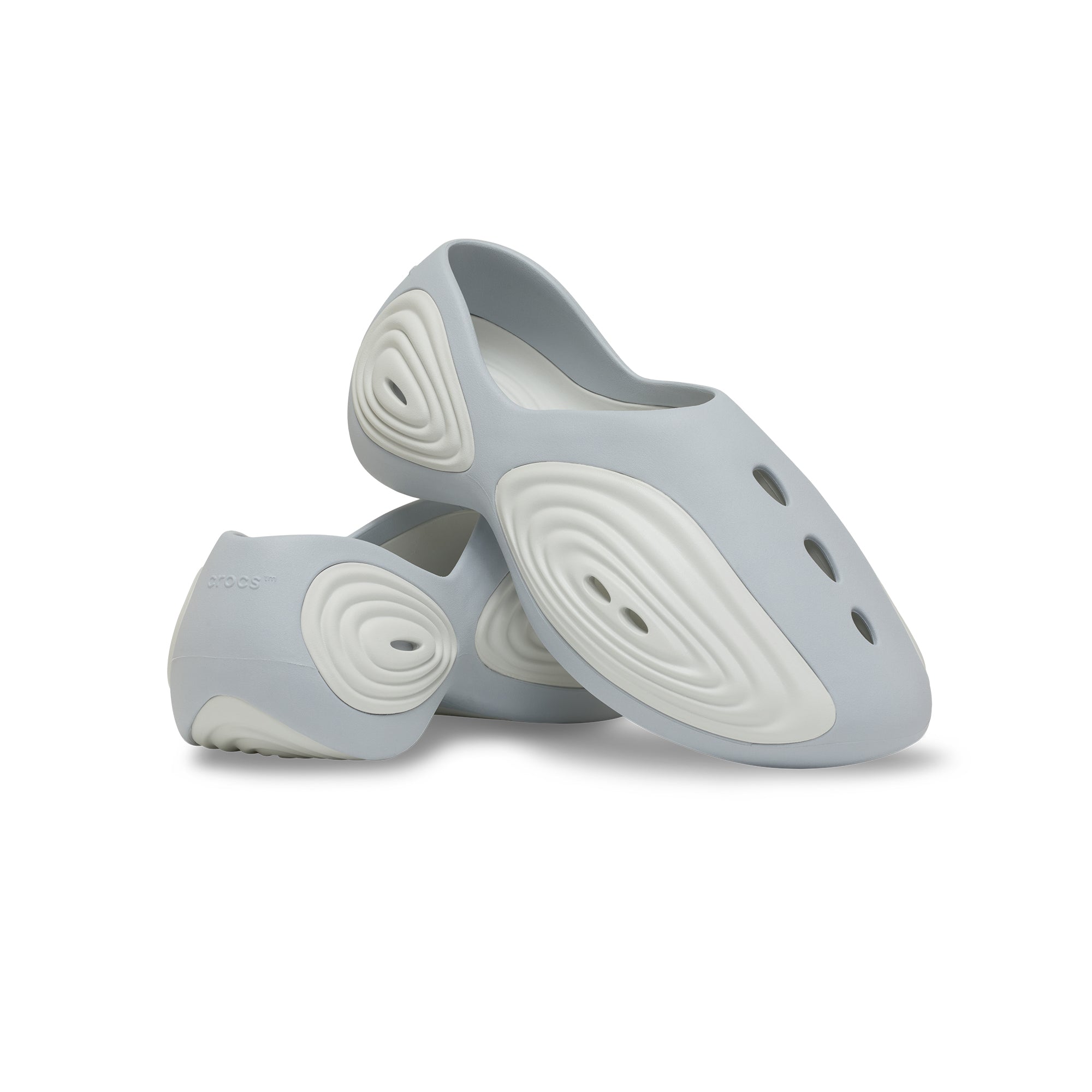 Grey Sandals on a white background