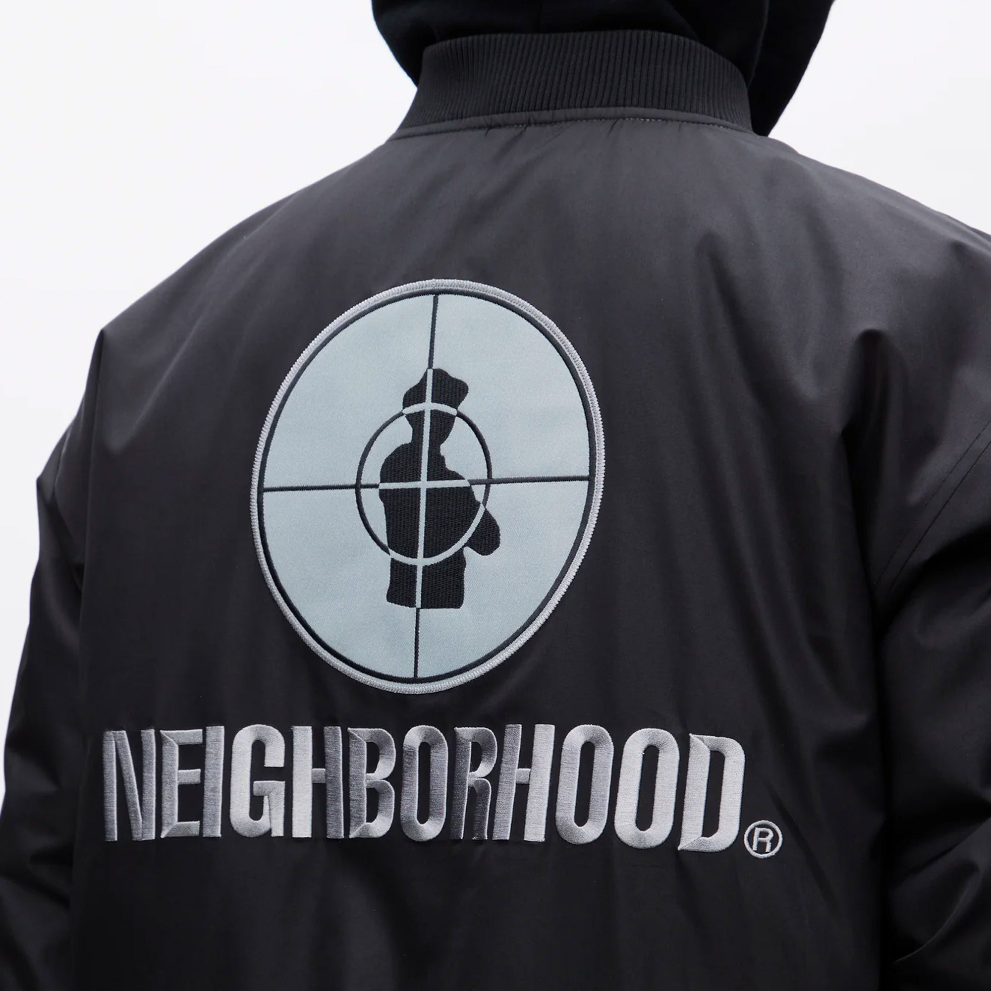 Neighborhood x Public Enemy x Majestic Mens Baseball Jacket