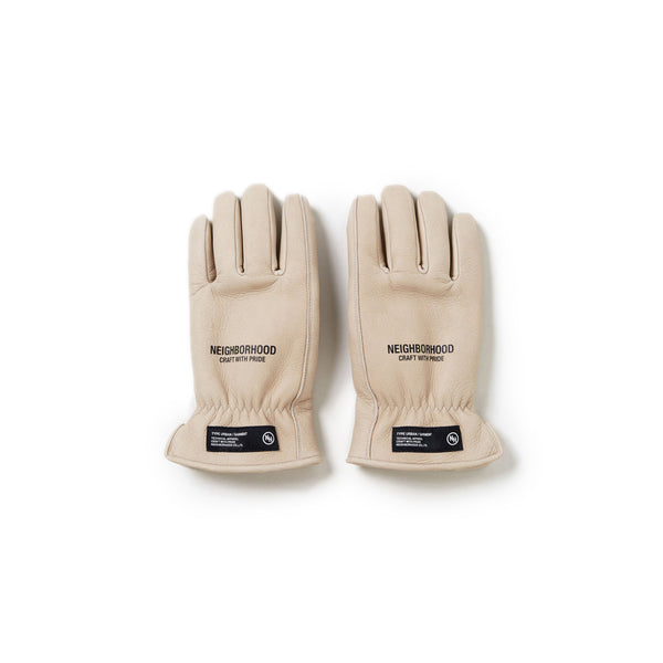 小物 NEIGHBORHOOD LEATHER BOA GLOVES BEIGE 242DPNH-AC01-BEI-1_grande.jpg?