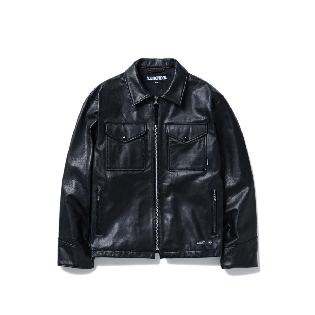 Neighborhood Mens Leather PM Jacket – Extra Butter