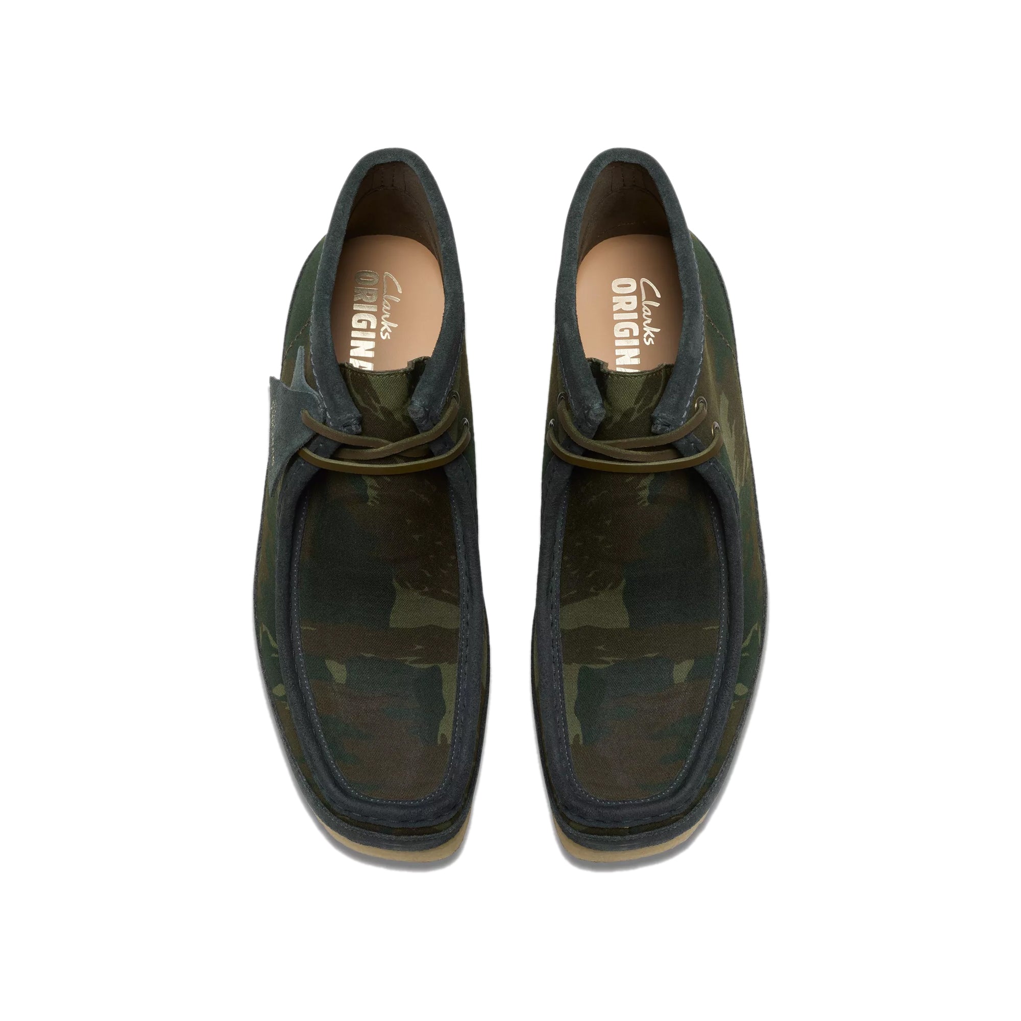 Clarks Mens Wallabee Camo Boots