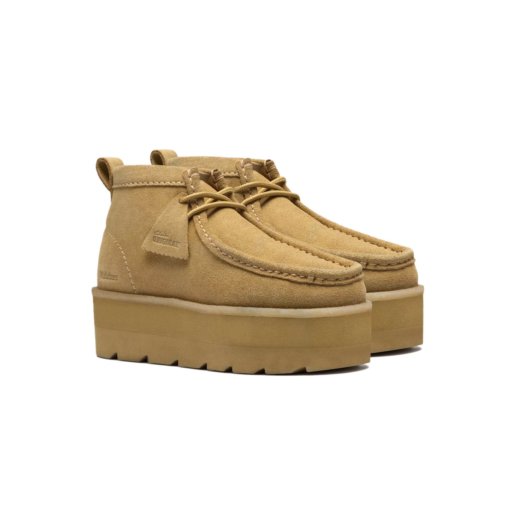 Clarks Womens Meare Wallabee Shoes – Extra Butter