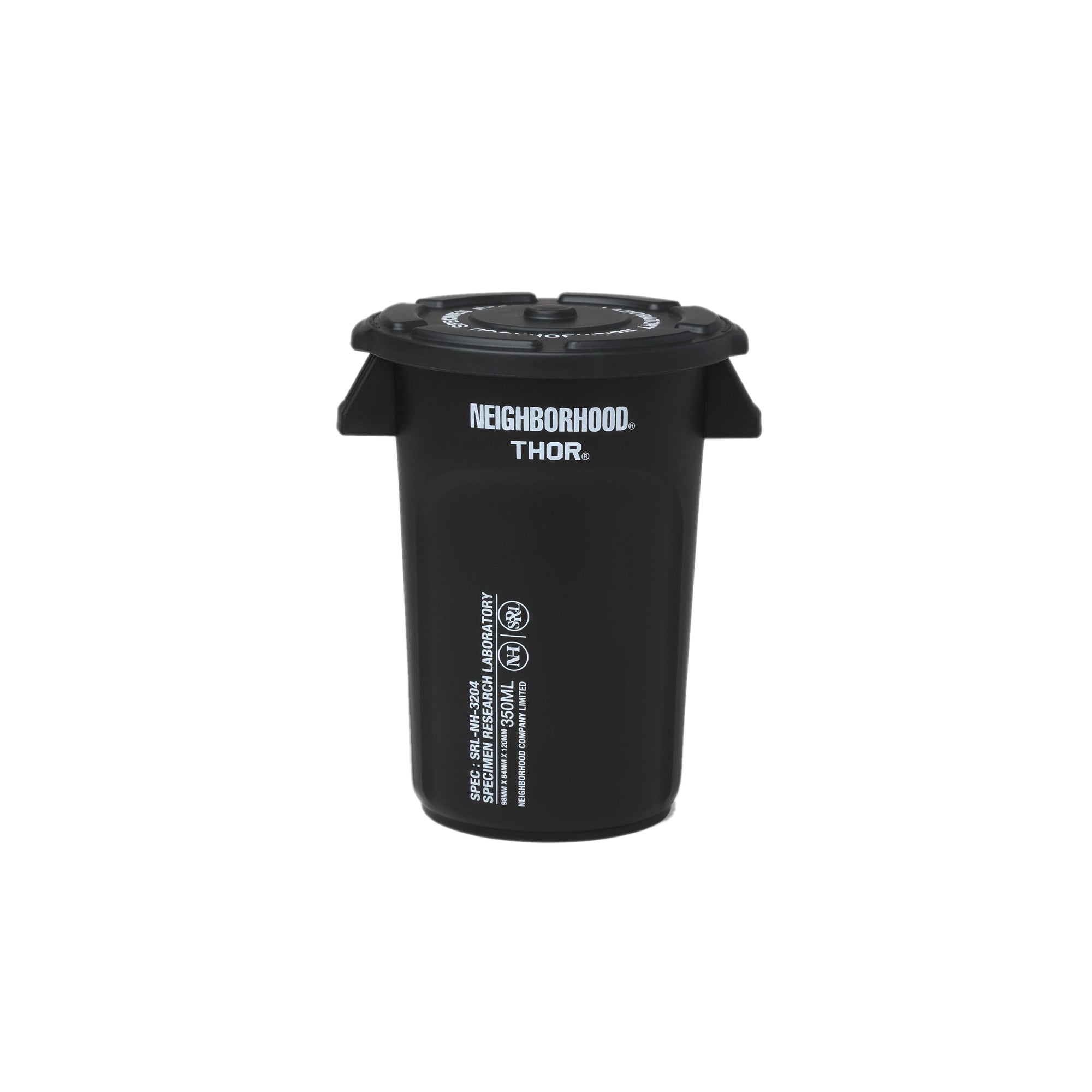 Black Container on a white background