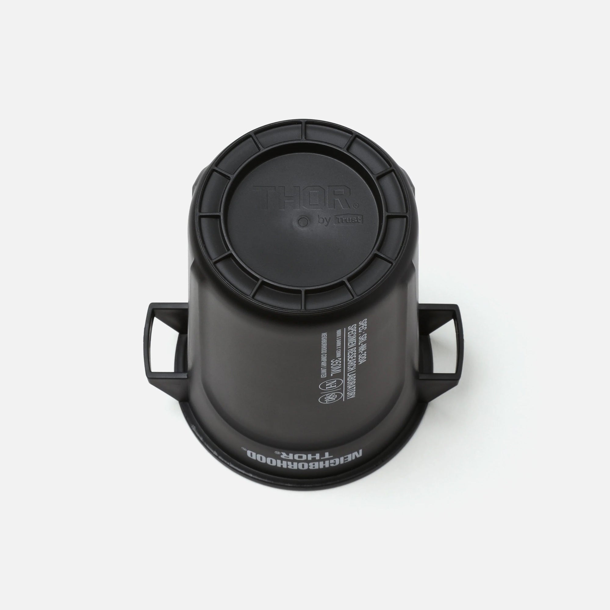 Black Container on a white background