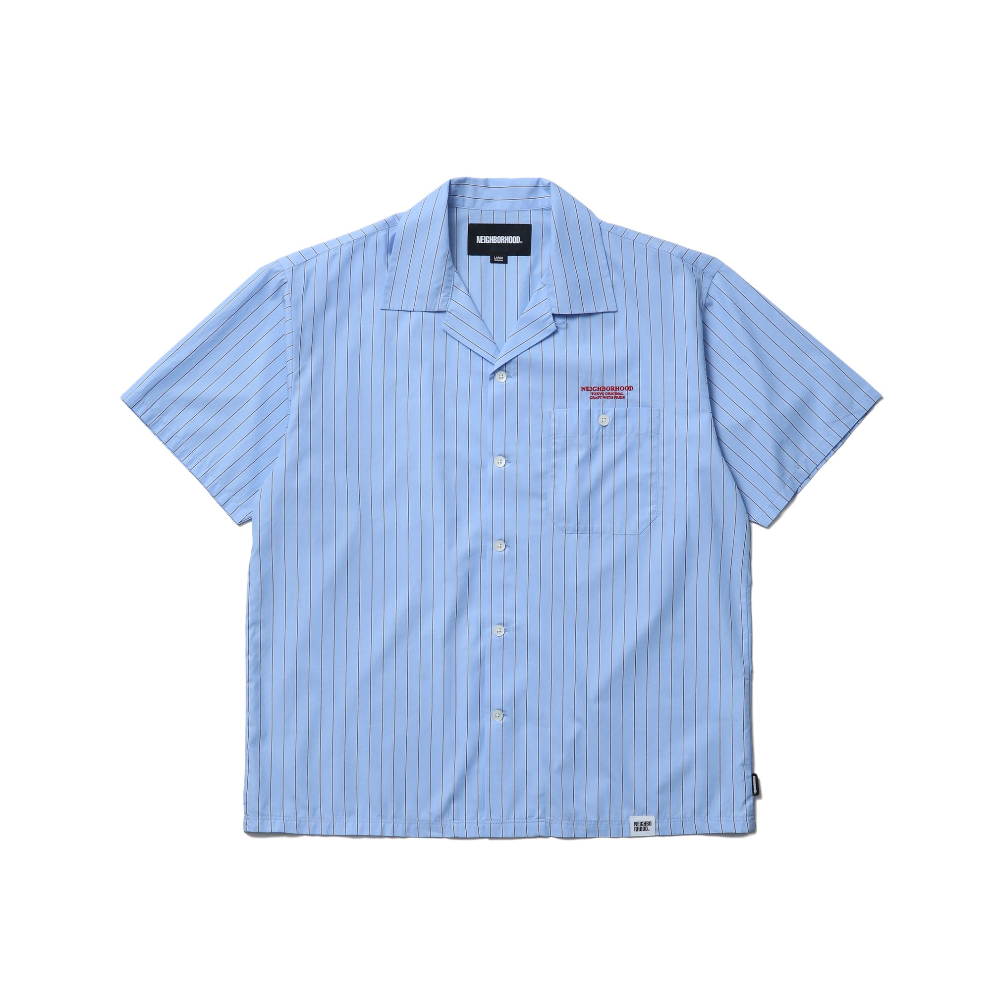 Stripe shirt on white background