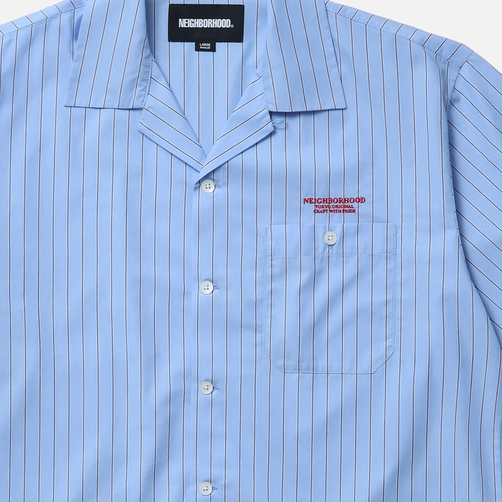Stripe shirt on white background