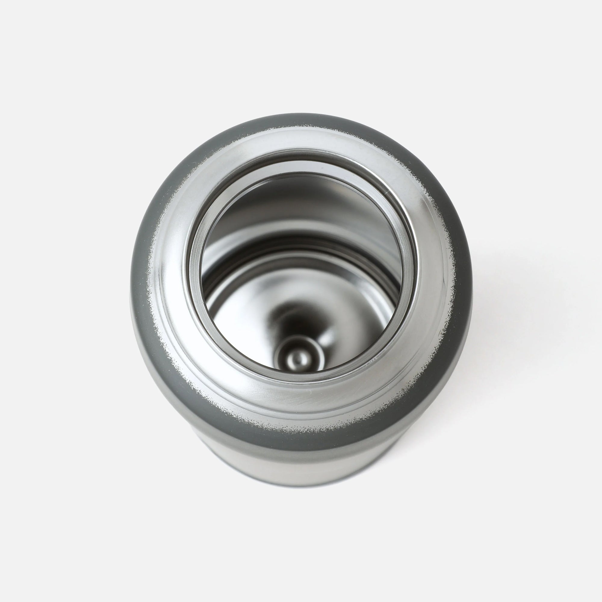 Grey Thermal Bottle on a white background