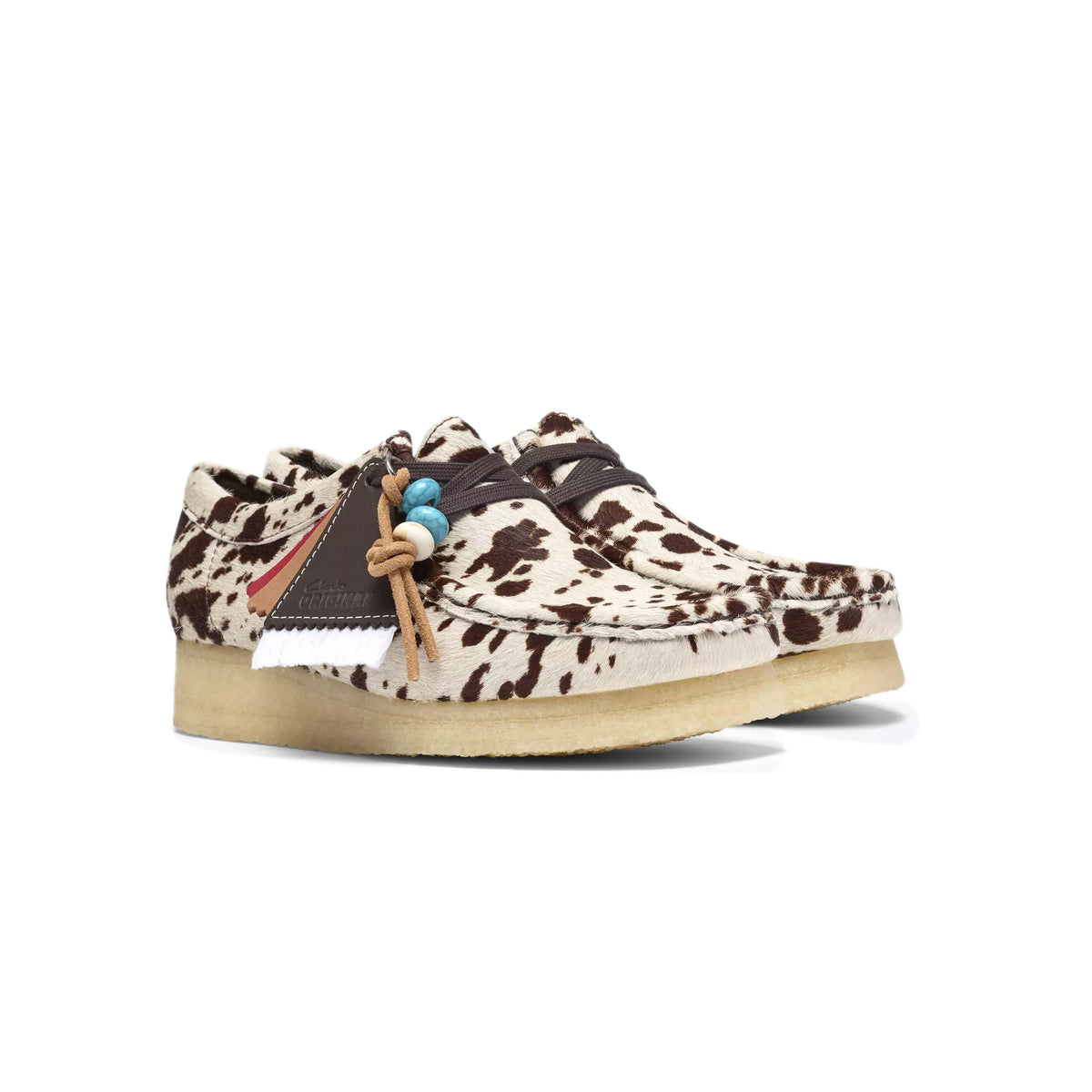 Clarks Womens Wallabee Blanch Yu Shoes