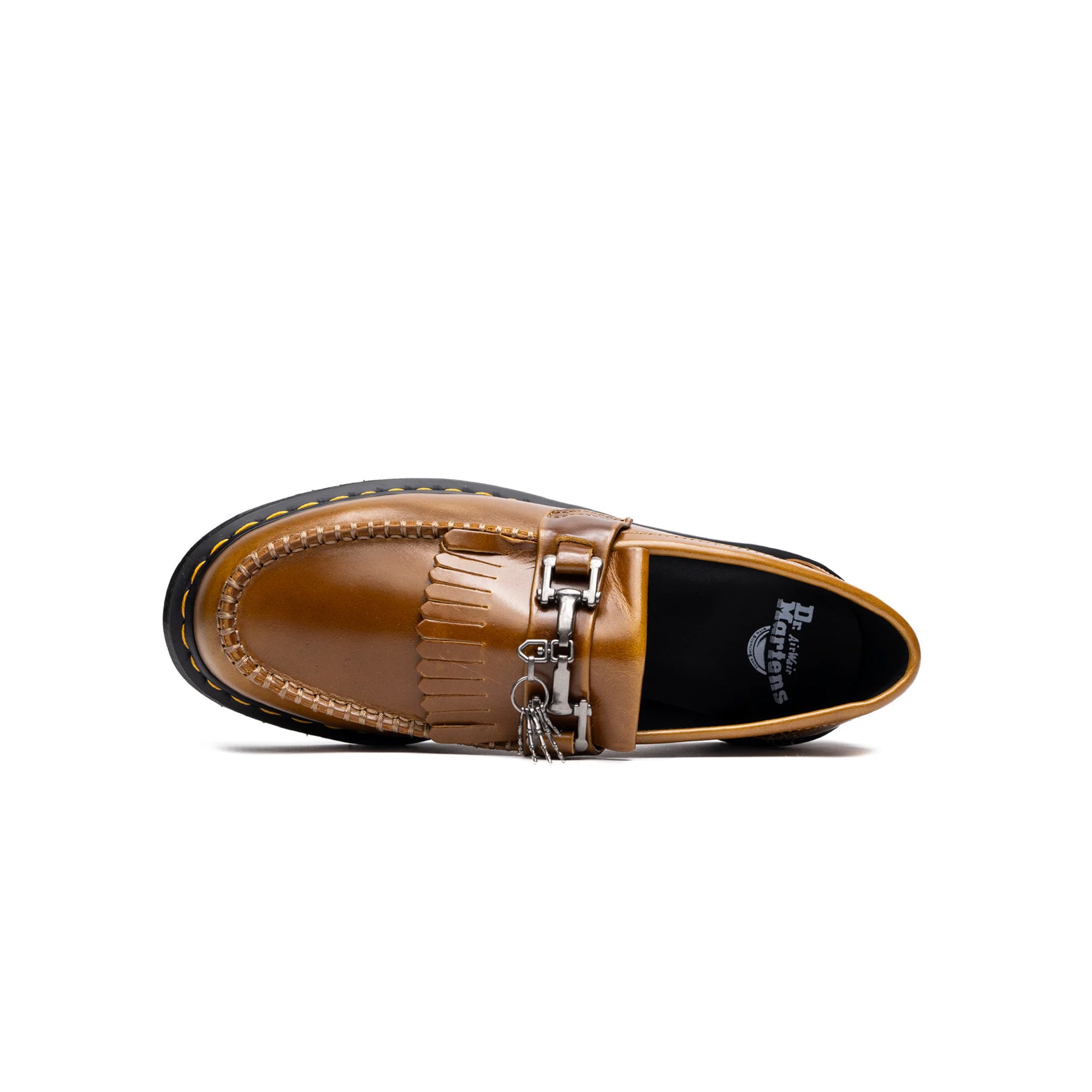 dr martens mens dress boots Dr. Martens Mens Adrian Bone Snaffle Mustard Analine Boots – Extra Butter