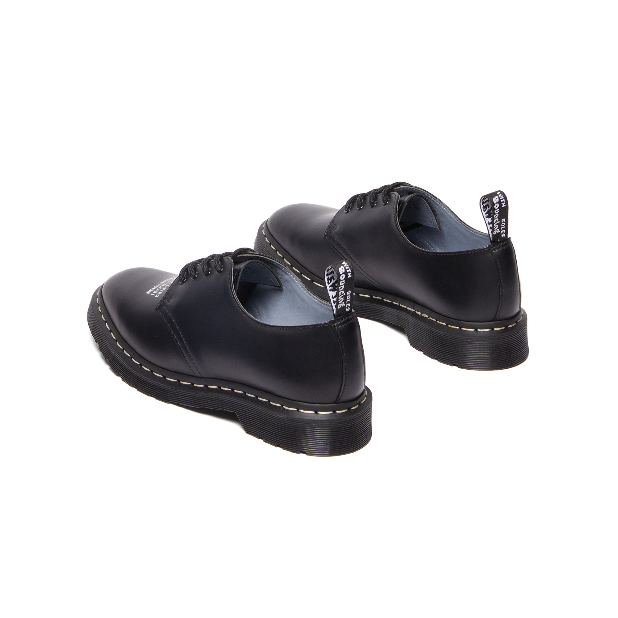 Dr. Martens x Neighborhood Mens Smiths Black Smooth Shoes