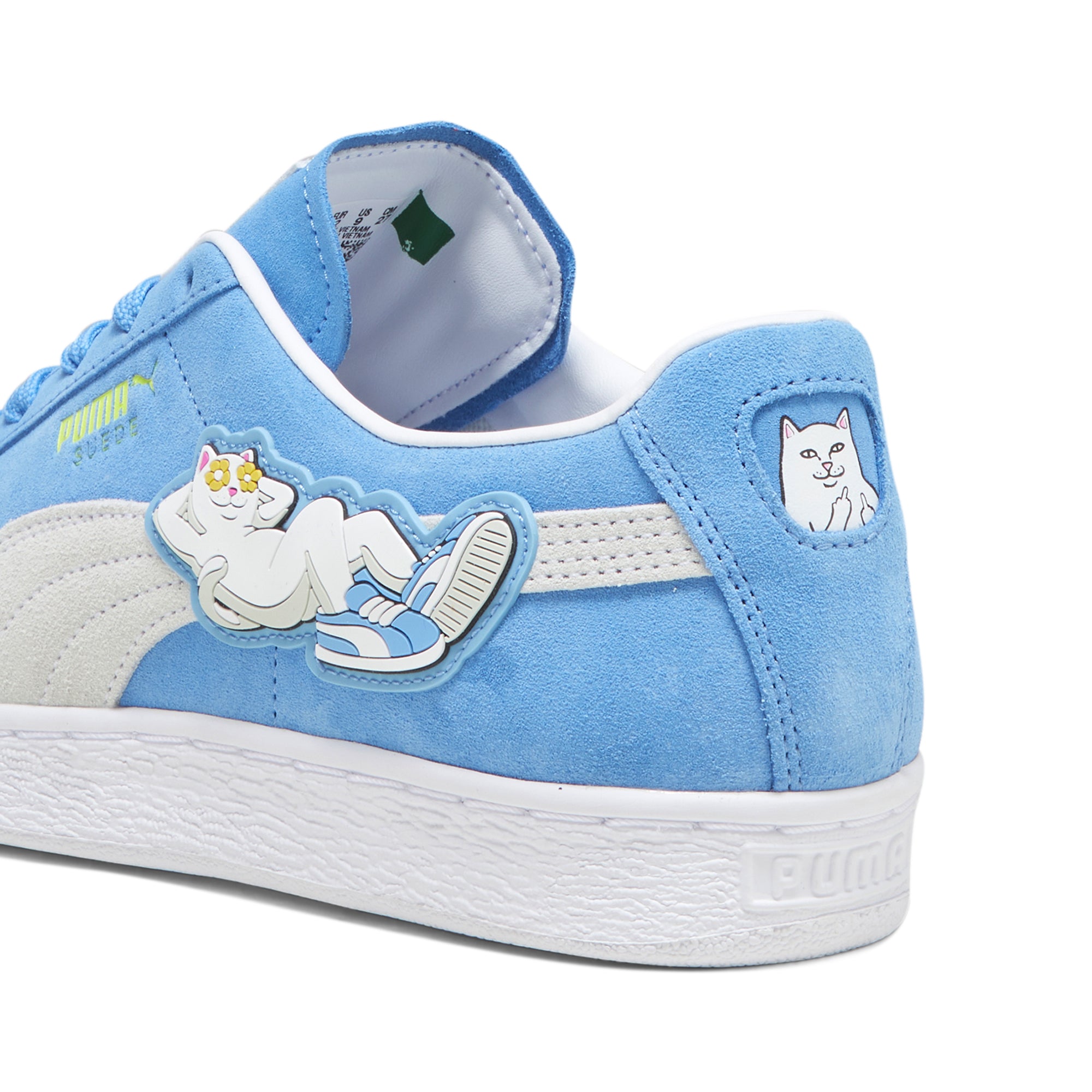 Puma x RIPNDIP Mens Suede Blue Shoes