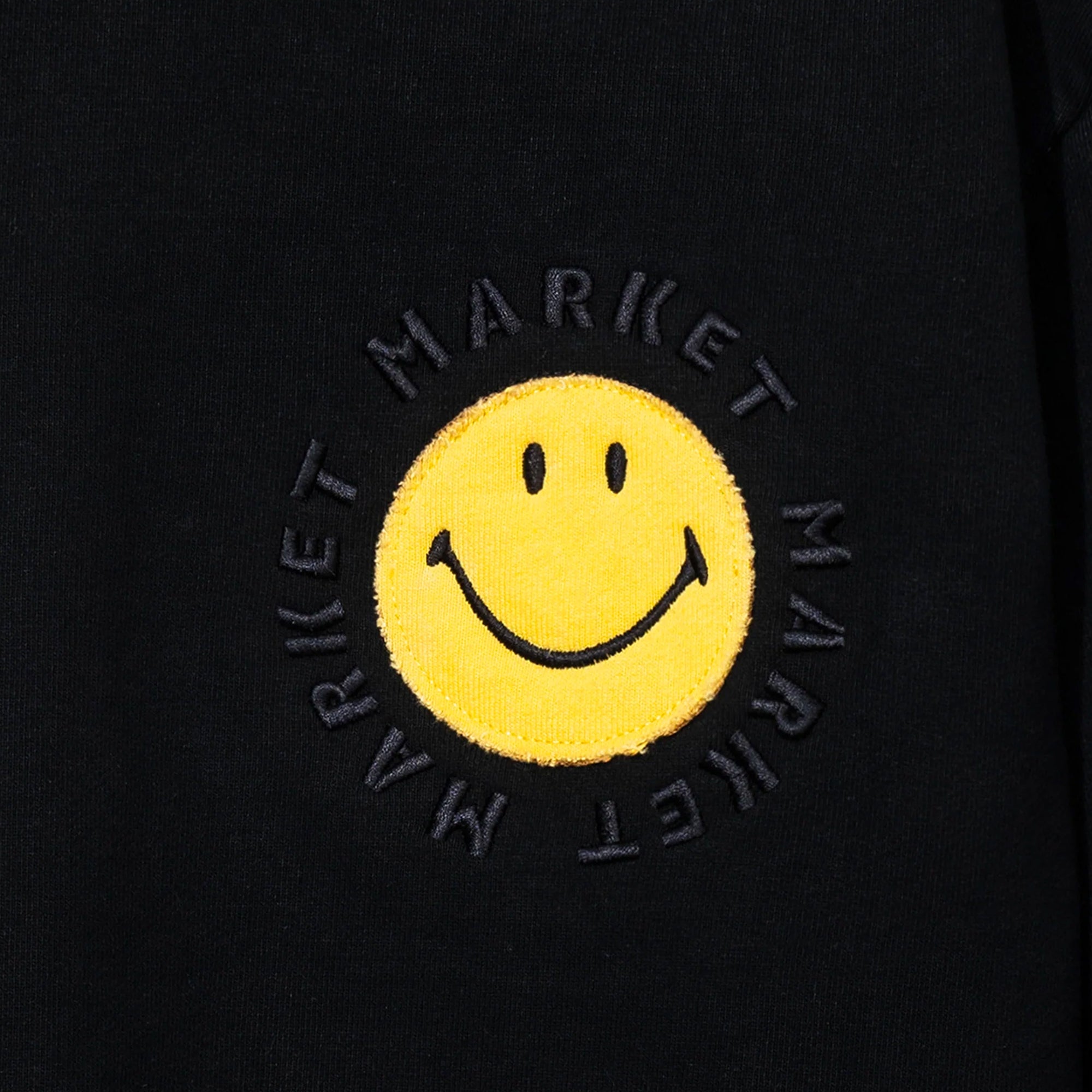 Market Mens Smiley Vintage Wash Crewneck