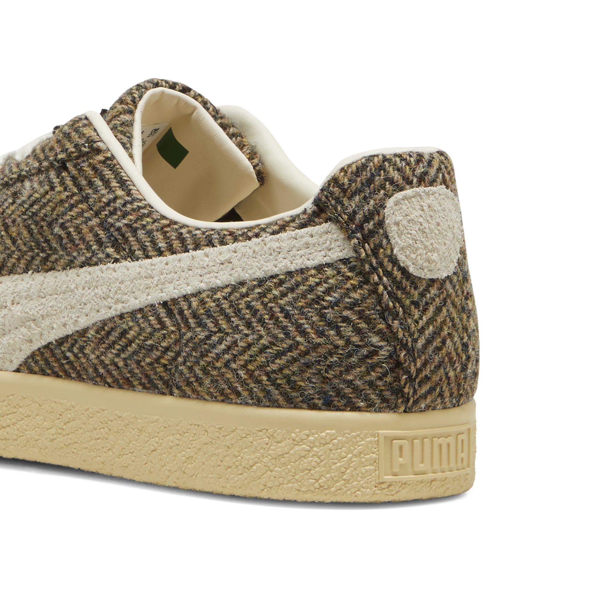 Puma Mens Clyde Harris Tweed Shoes