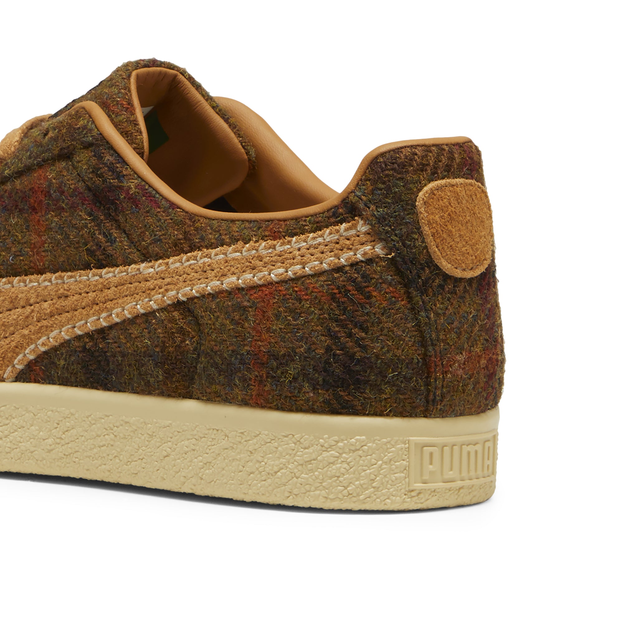 Puma Mens Clyde Harris Tweed Shoes