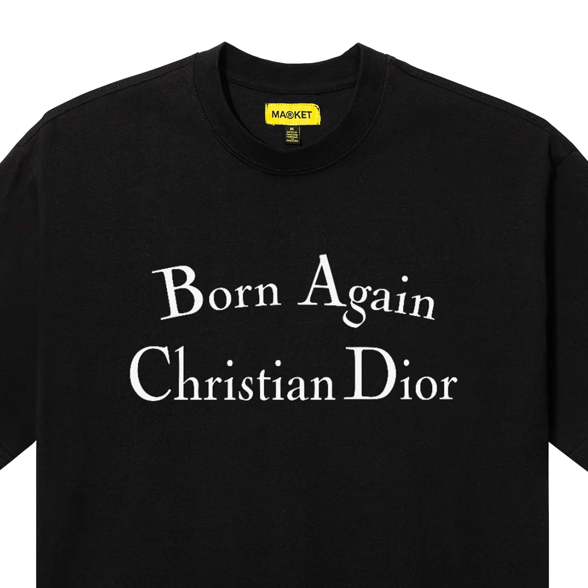Market Secret Club Mens Born Again Christian Dior SS Tee – Extra