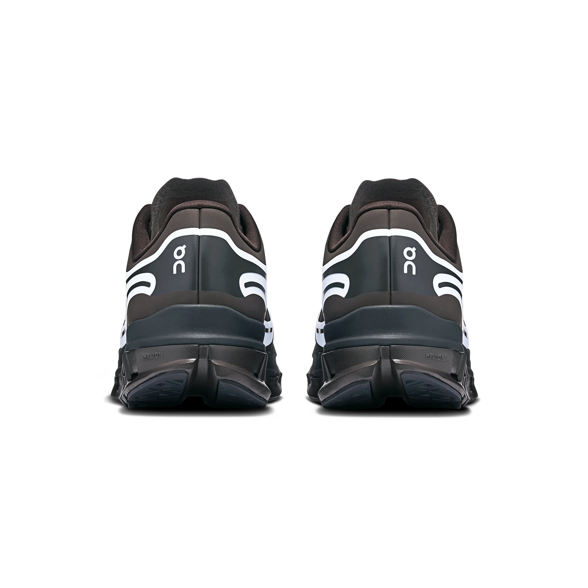 brown light blue and black sneakers on a white background