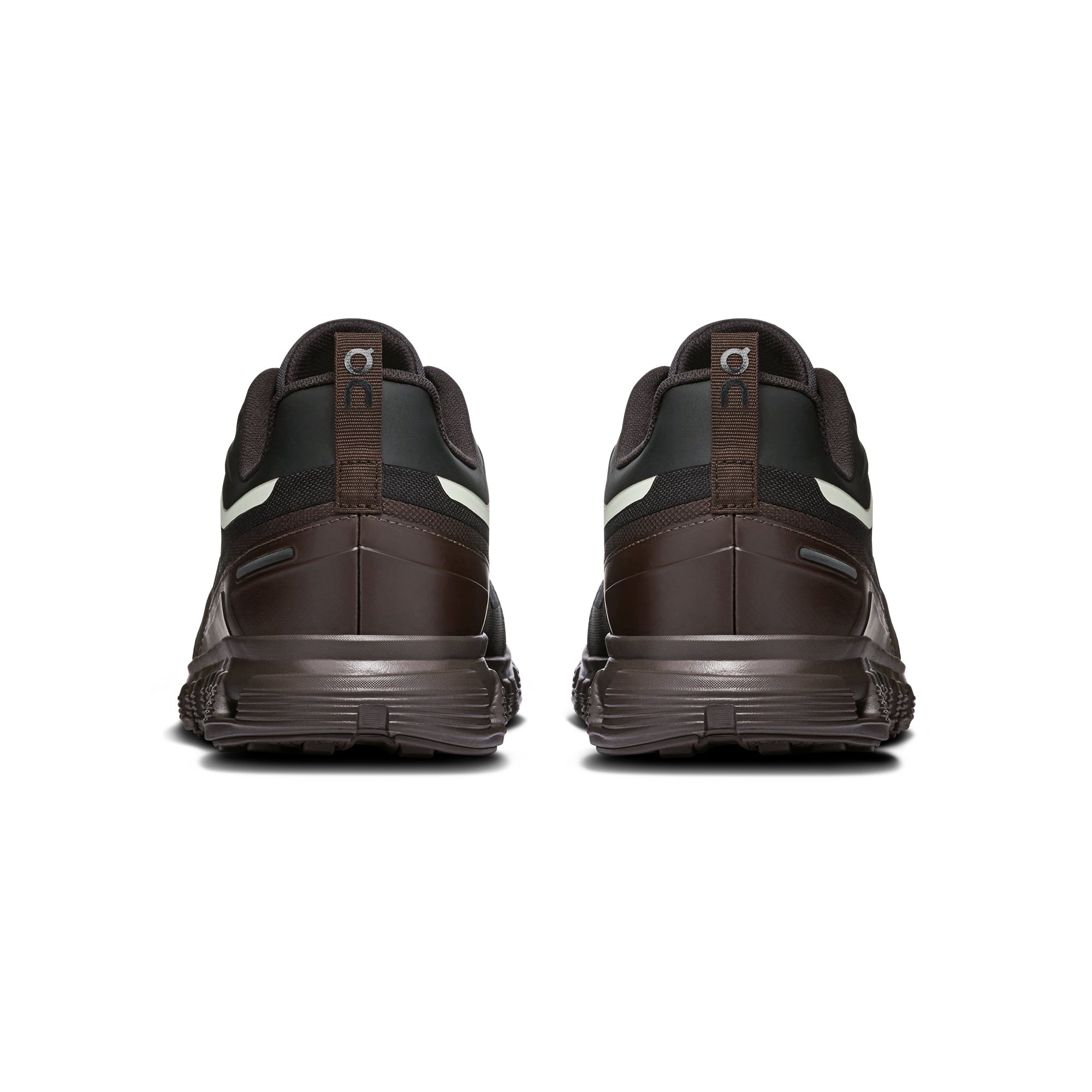 Brown black Sneakers on a white background