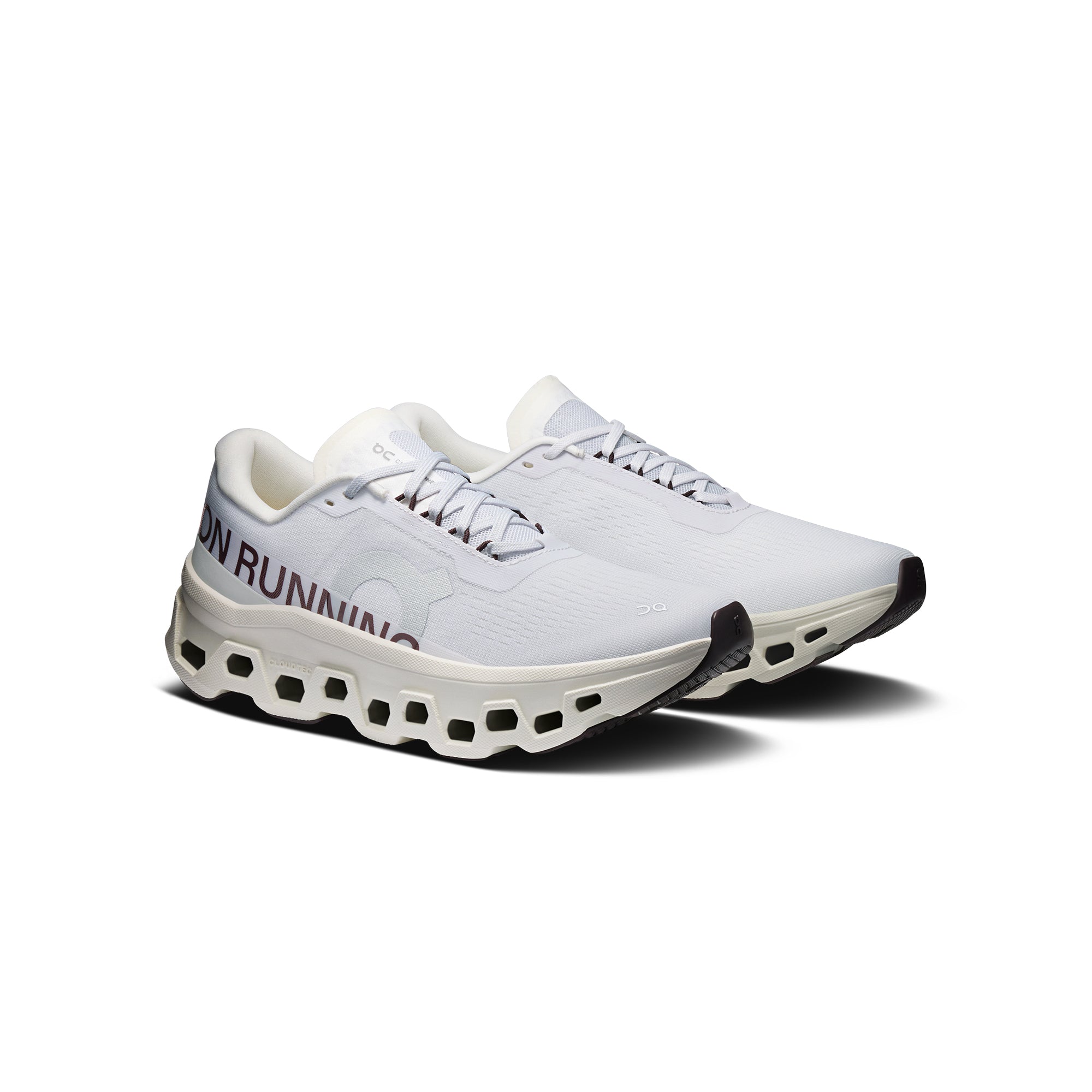white and black sneakers on a white background