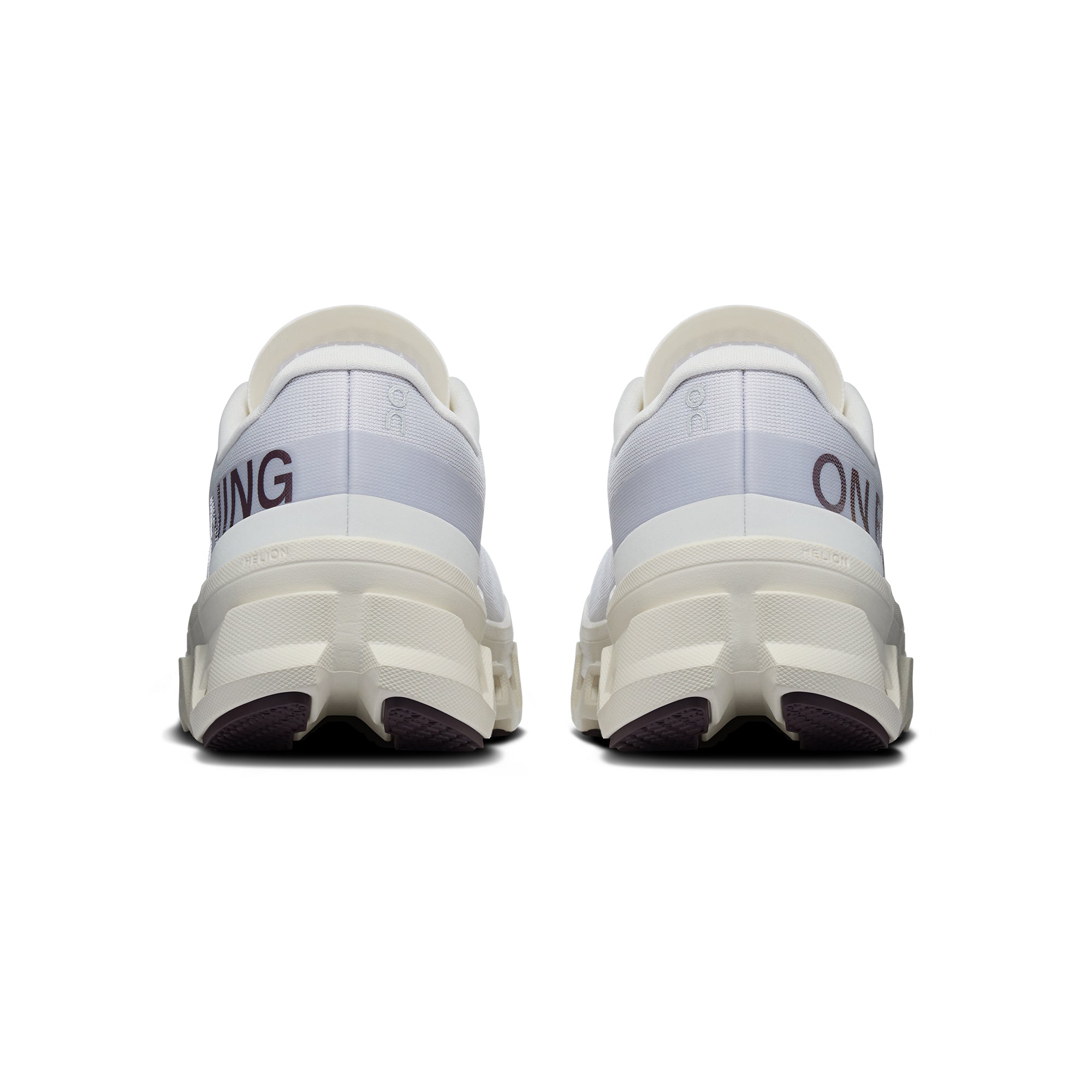 white and black sneakers on a white background