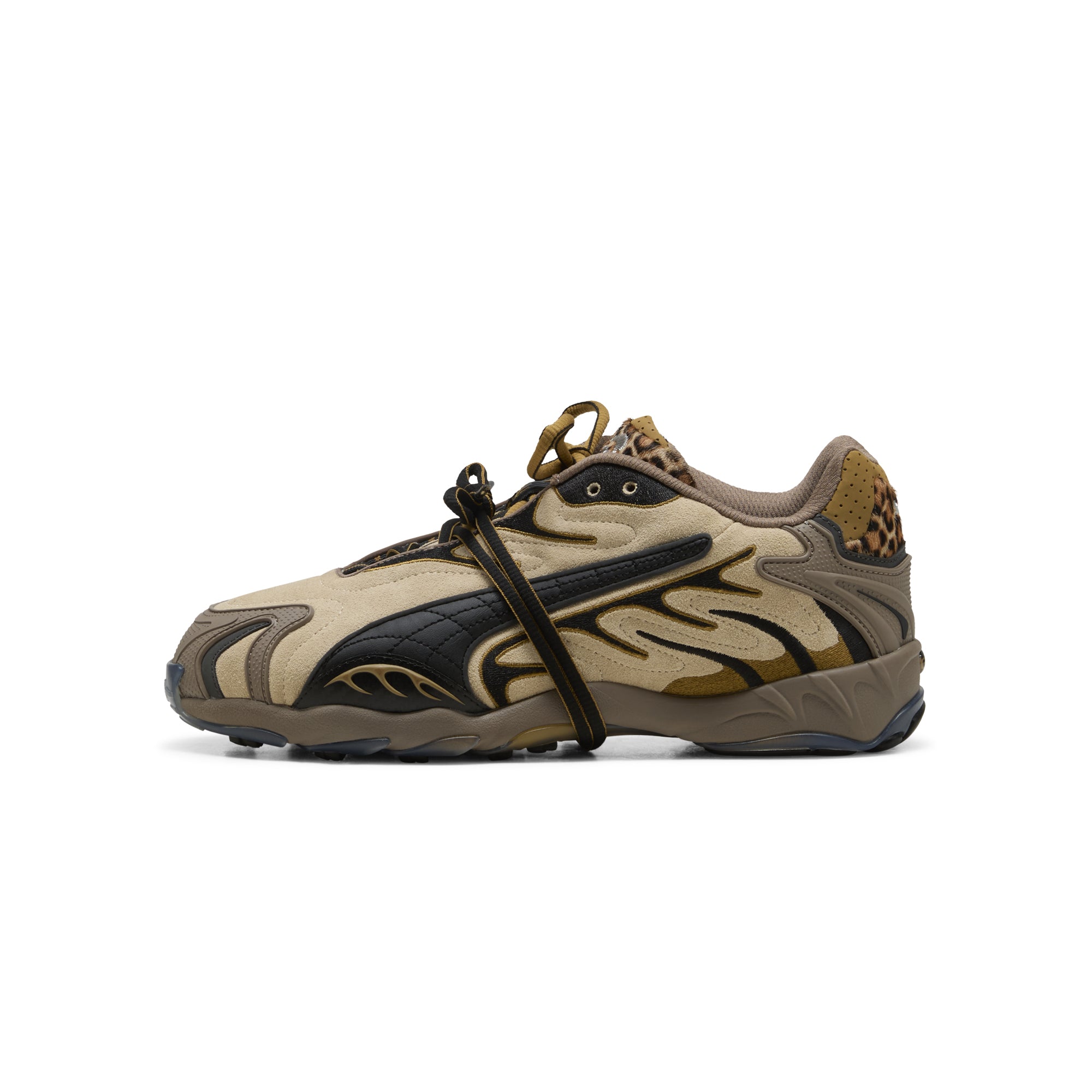Puma x A$AP Rocky Mens Inhale Leopard Shoes – Extra Butter