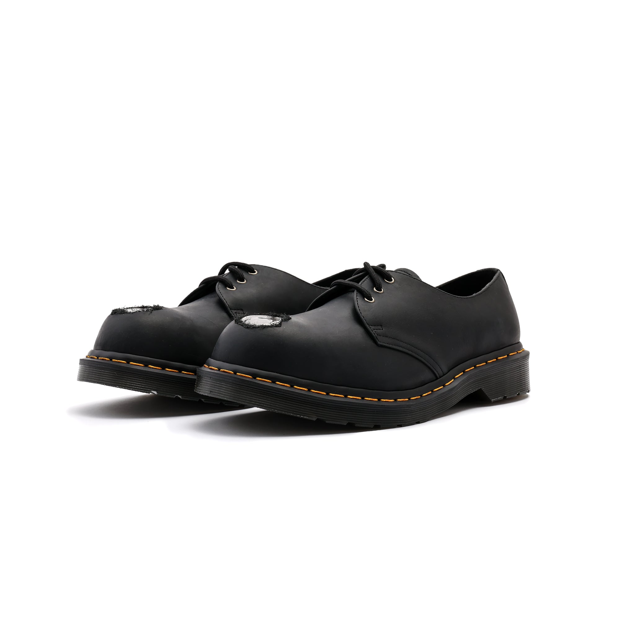 dr martens men's dress shoes Dr. Martens Mono 1461 Low Top Leather Men Shoes in Black Smooth, Size 8