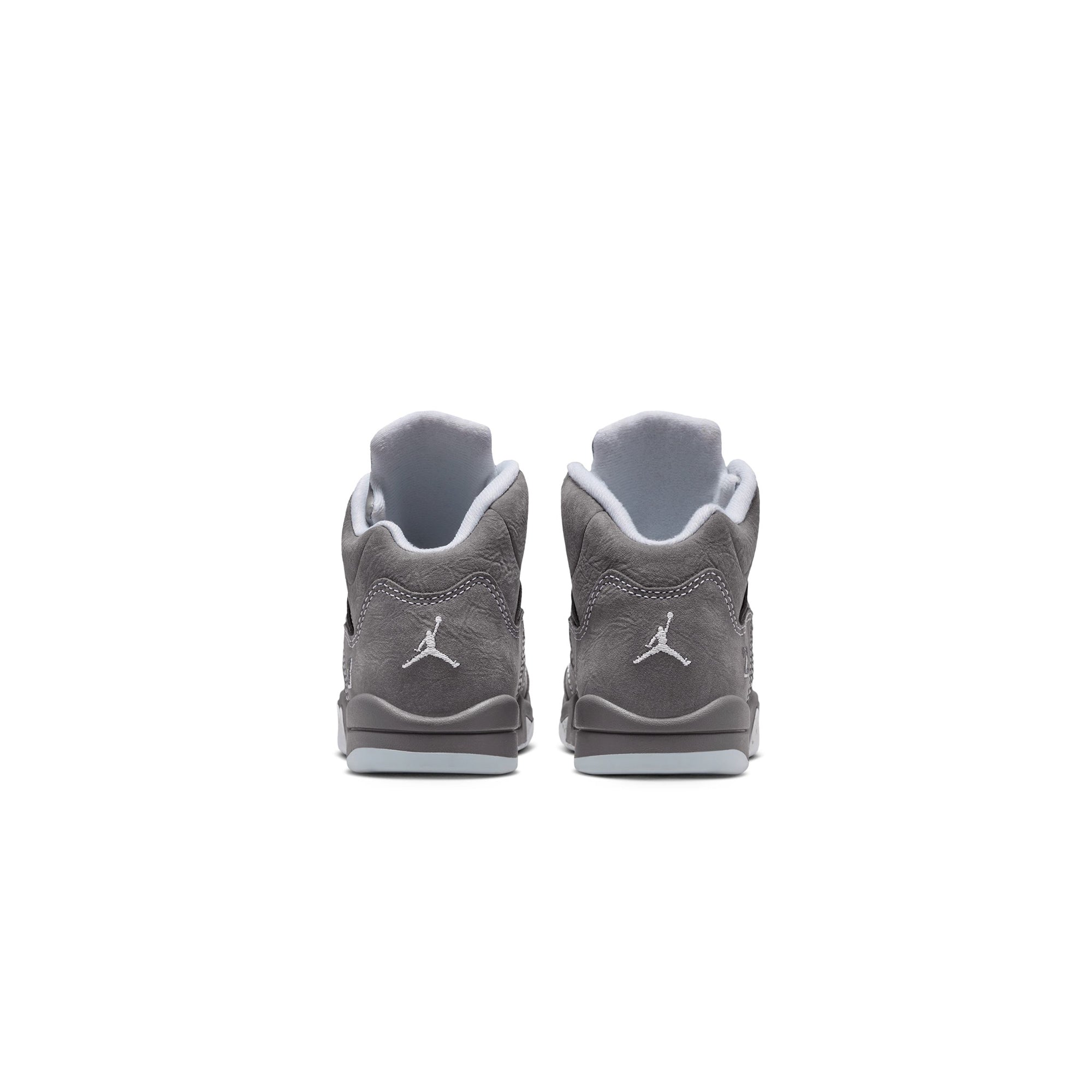 Air Jordan 5 Little Kids Retro "Wolf Grey" Shoes