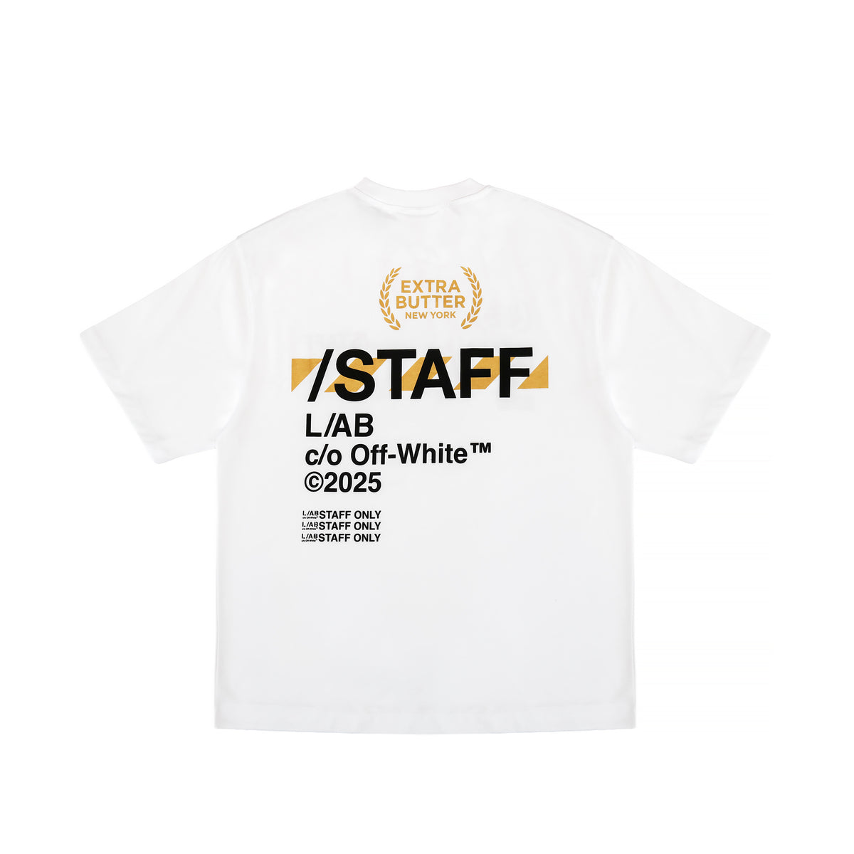 Off White x Extra Butter Mens Staff Tee