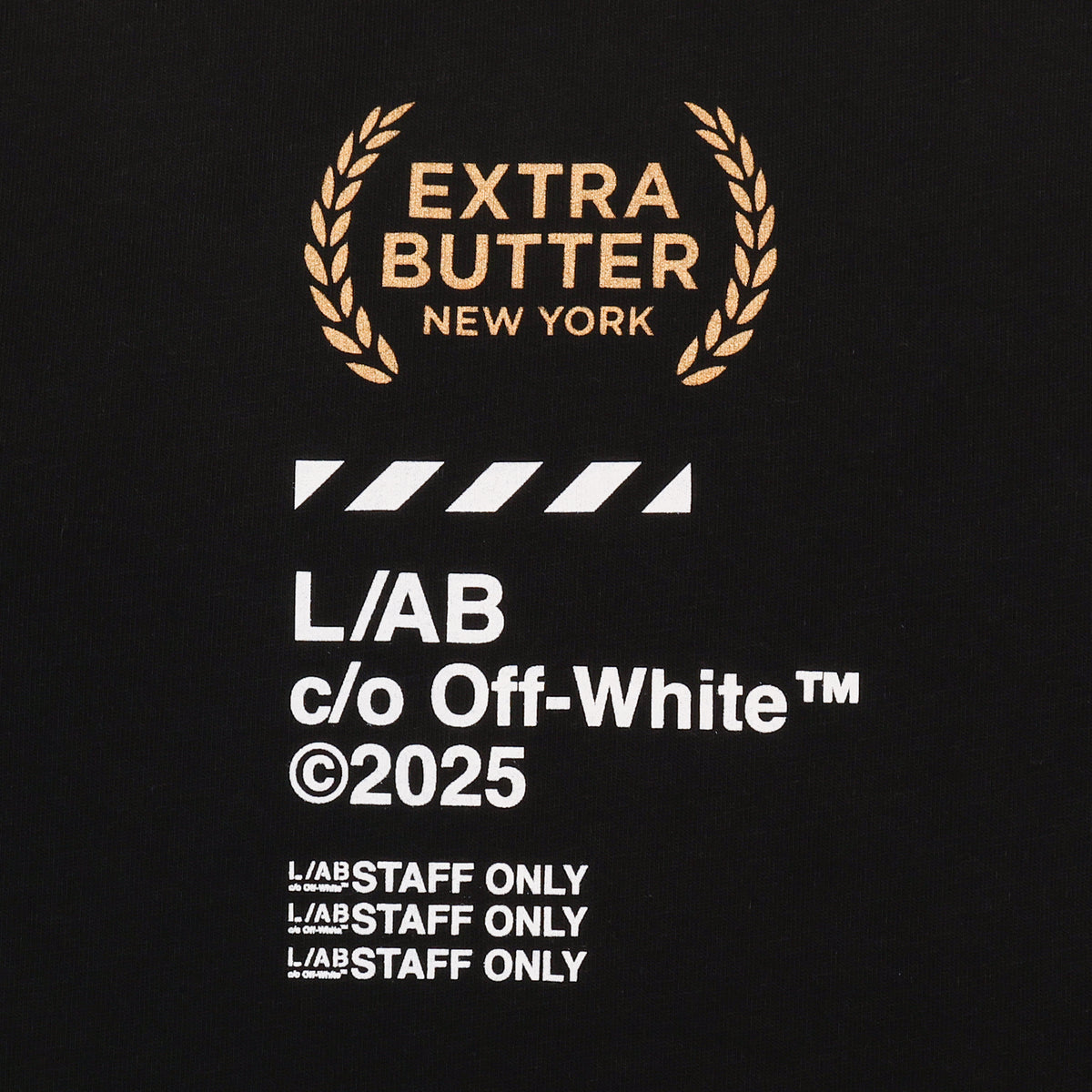 Off White x Extra Butter Mens Staff Tee
