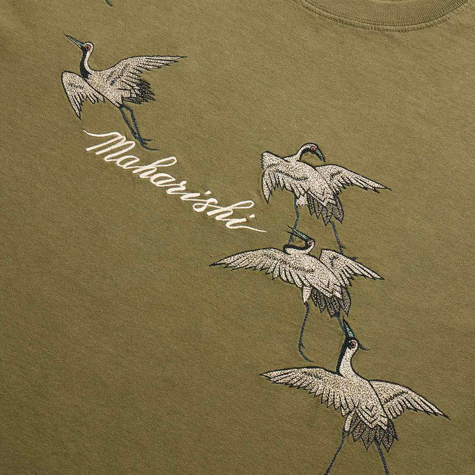 Maharishi Mens Flying Peace Cranes SS Tee