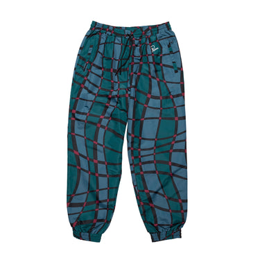 By Parra Mens Squared Wave Pattern Track Pants