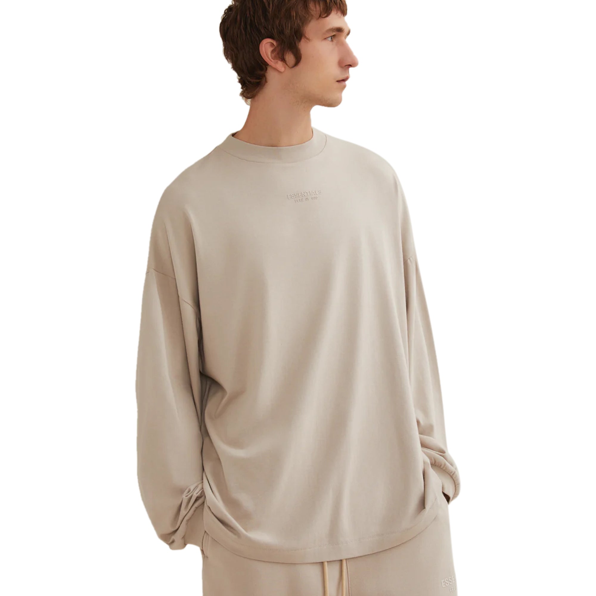 Fear of God Essentials LS White Tee