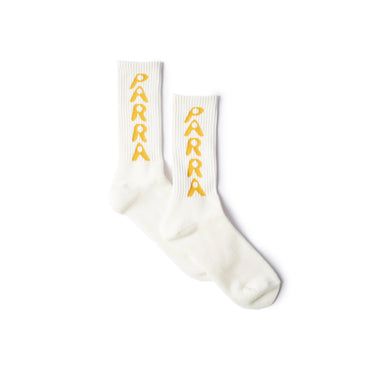 By Parra Mens Hole Logo Crew Socks