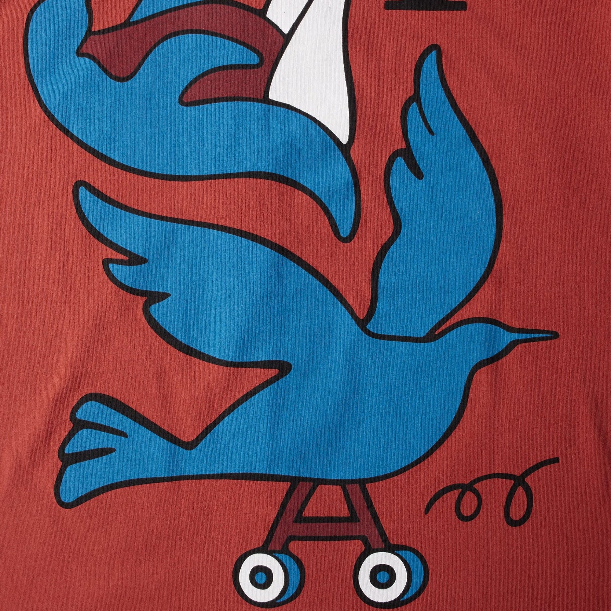 By Parra Mens Wheeled Bird Tee