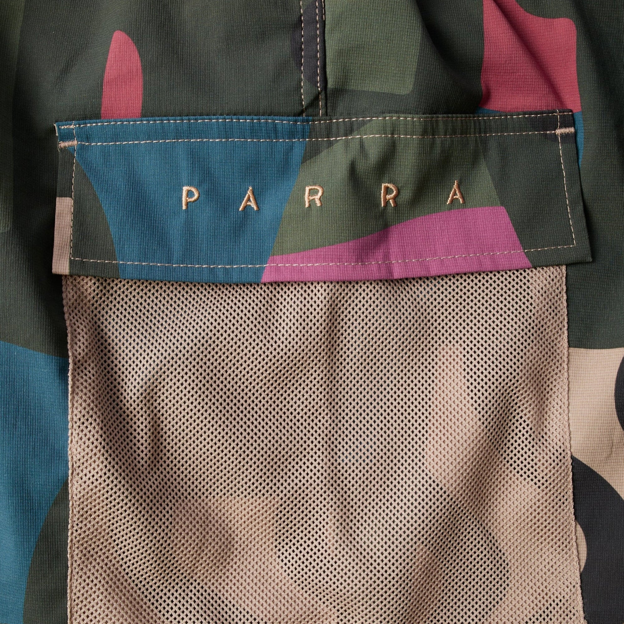 By Parra Mens Distorted Camo Shorts