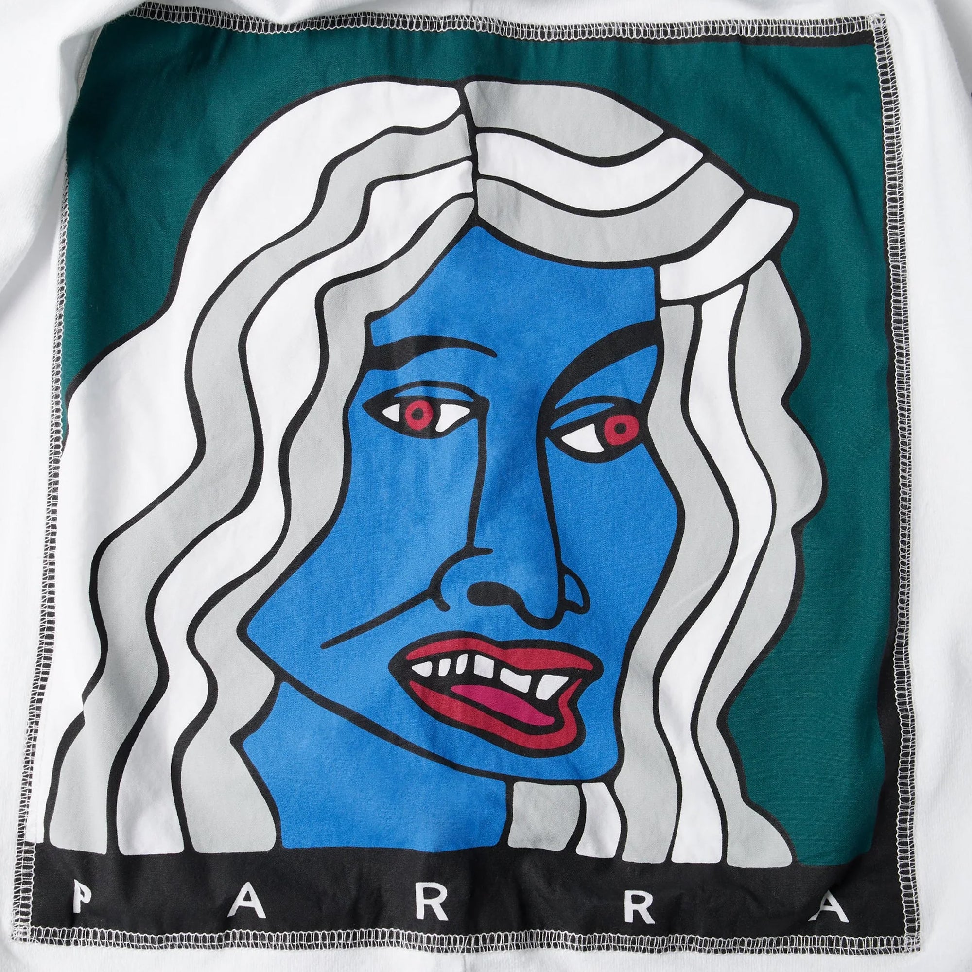 By Parra Mens Your Face Long Sleeve Tee