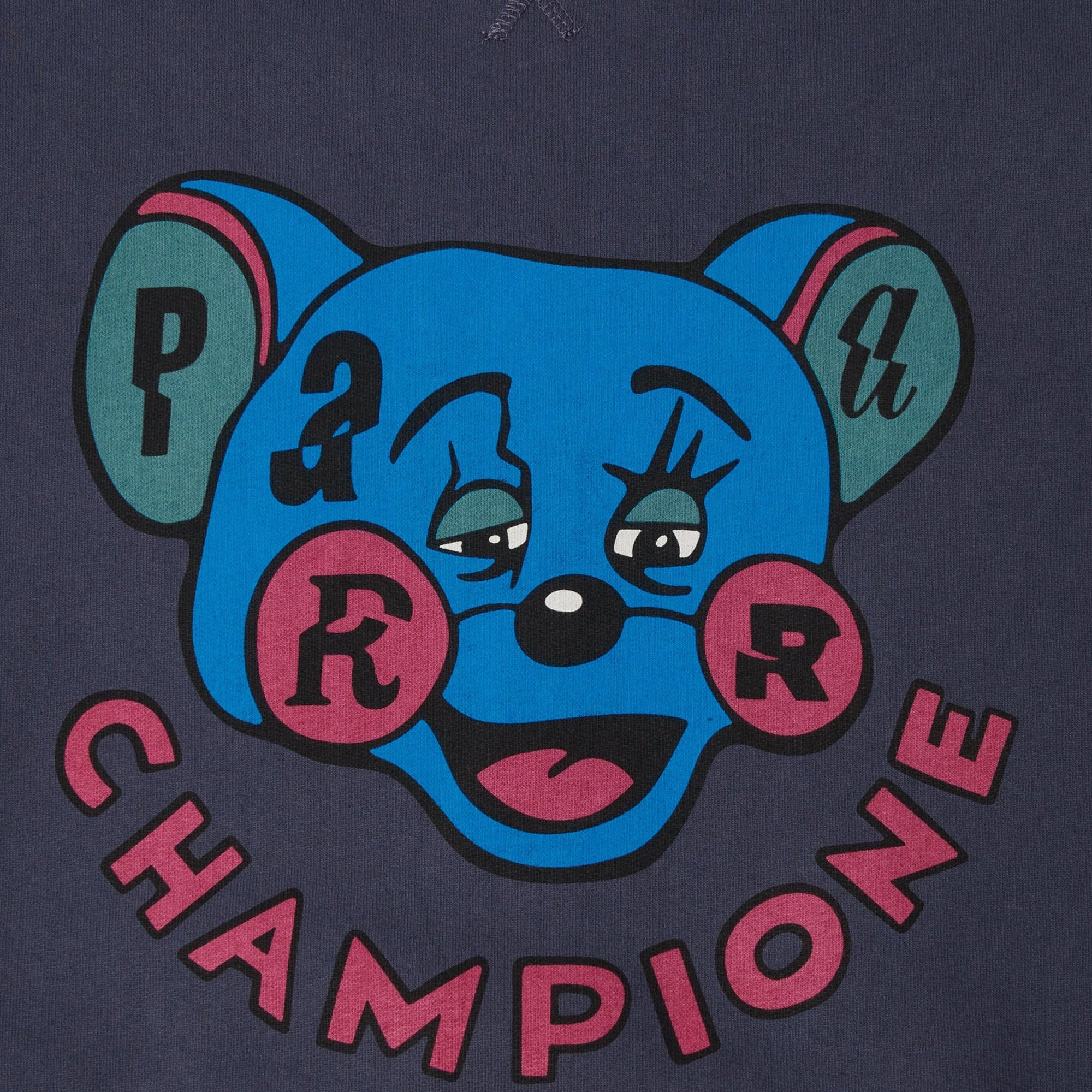 By Parra Mens Tired Champione Crewneck Sweatshirt