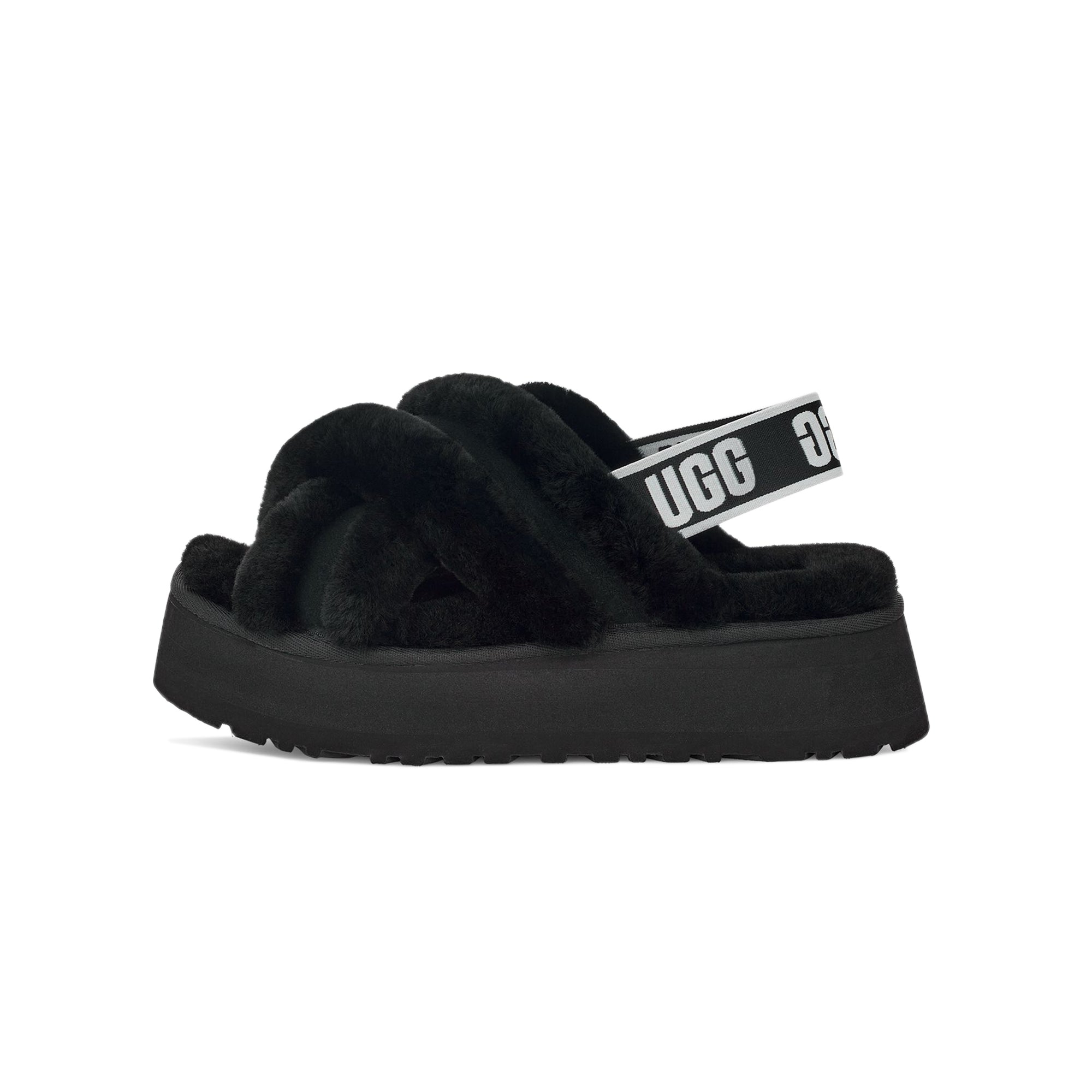 Ugg Women Disco Cross Slide 'Black'