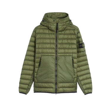 Stone Island Mens Real Down Jacket 'Olive'