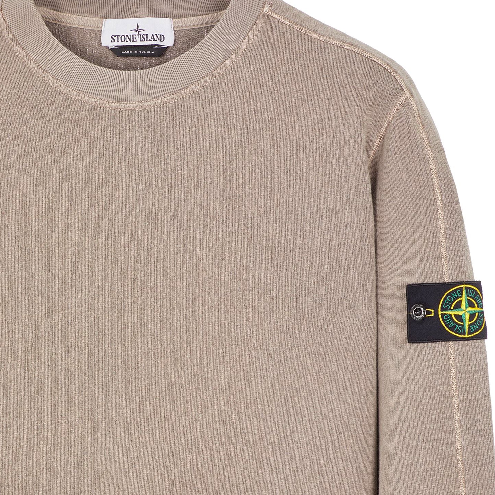 Stone Island Mens 'Old' Treatment Crewneck