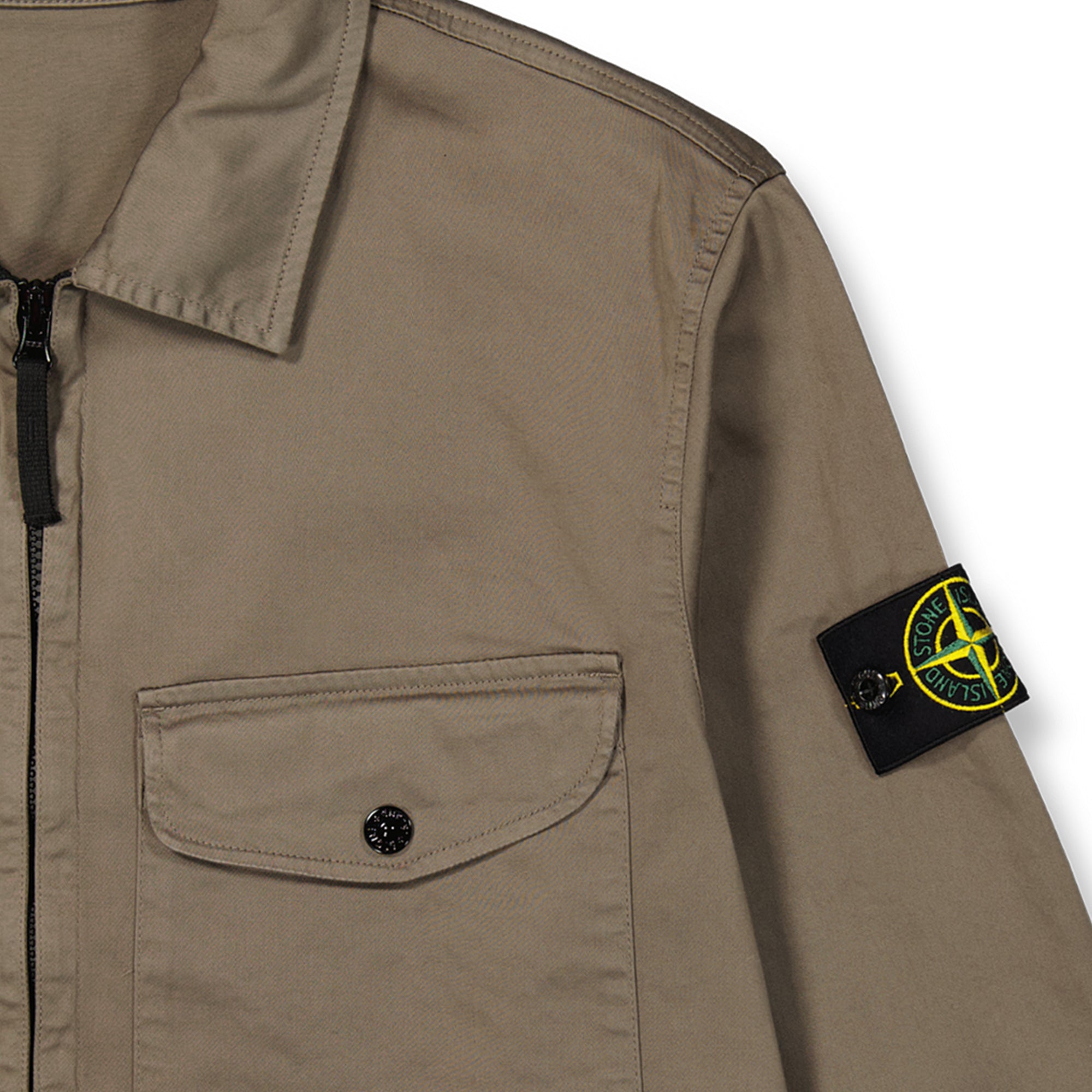 Stone Island Mens 2-Pocket Overshirt Jacket