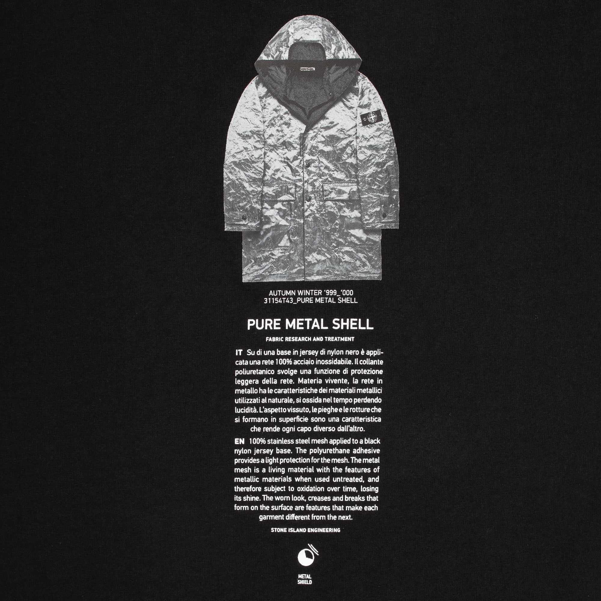 Stone Island Mens Archivio Print Tee