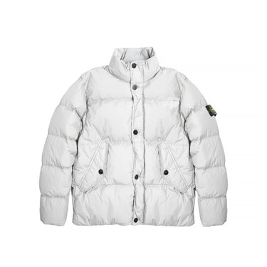 Stone Island Mens Garment Dyed Crinkle Reps R-ny Down Jacket